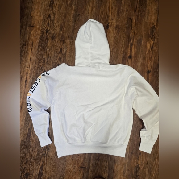 Ultimate Gaming Hoodie Champion M nwt $70 White Cool Students gamer graphics - Picture 2 of 16